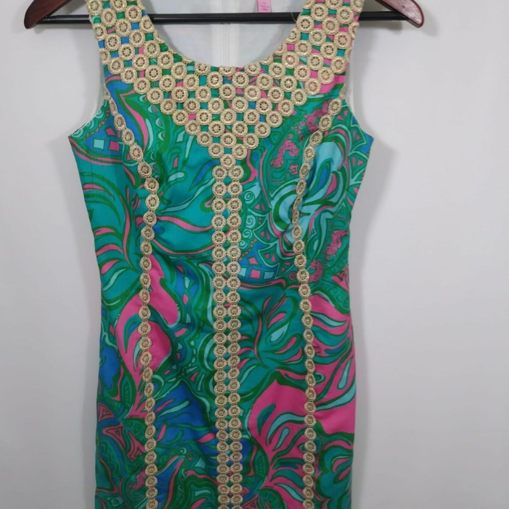 Lilly Pulitzer Sleeveless Embroidered 85029 Dress